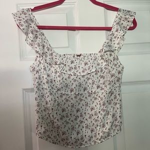Free people floral tank top
